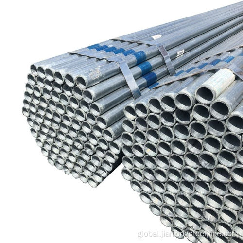 Galvanized Pipe & Fittings Hot Dip Galvanized Round Steel Pipe Factory